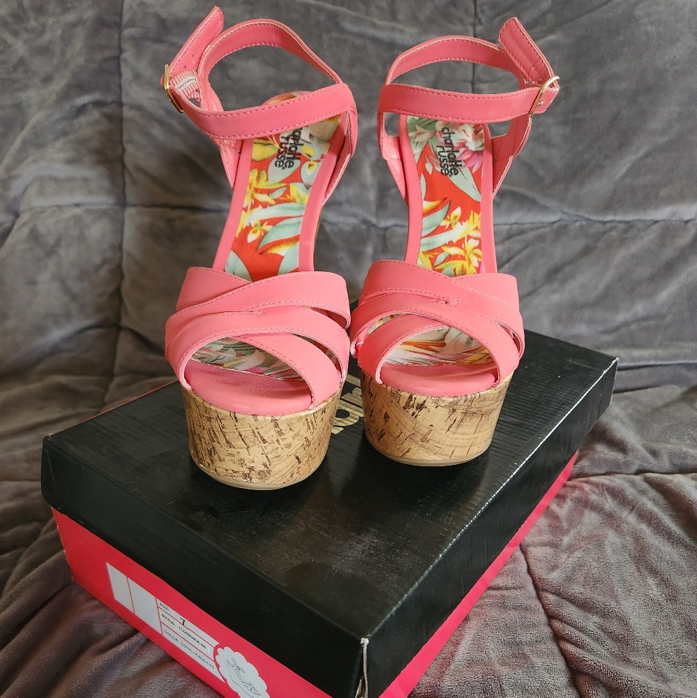 Coral Heels size 7